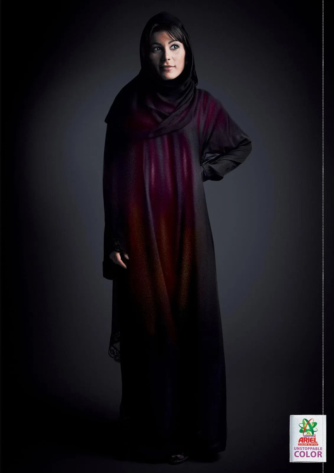 Ariel: Abaya commercial retouching by Ahmed Kunhamed, image 3 of 3
