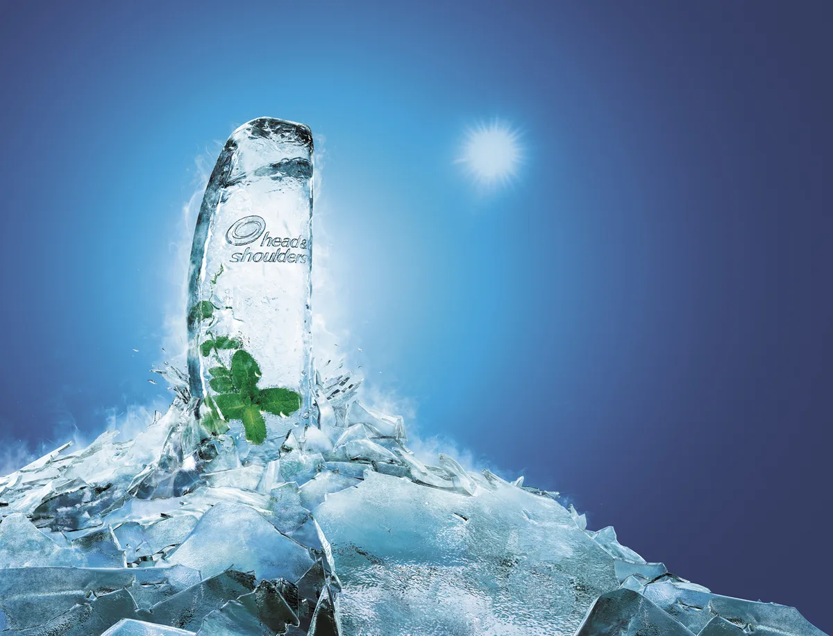 Head & Shoulders commercial retouching by Ahmed Kunhamed, image 2 of 6