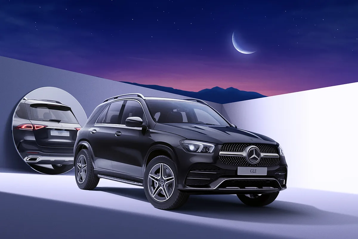 Mercedes automotive retouching by Ahmed Kunhamed
